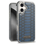 JINDUKA D51 til iPhone 17-cover Slangeskindstekstur PU-læder + PC + TPU Telefoncover