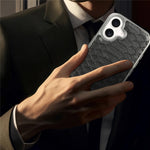 JINDUKA D51 For iPhone 16 Case Snakeskin Texture PU Leather + PC + TPU Phone Cover