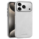JINDUKA J4 Til iPhone 18 Pro Max / 17 Pro Max Magnetisk Cover Metal Linseramme Læderbelagt TPU + PC Telefoncover