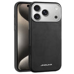 JINDUKA J4 Til iPhone 18 Pro Max / 17 Pro Max Magnetisk Cover Metal Linseramme Læderbelagt TPU + PC Telefoncover