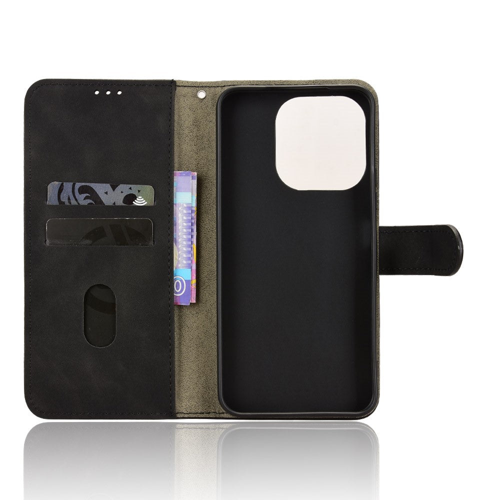 For Xiaomi Redmi Note 17 Pro Max 5G Leather Case Skin Feel Anti Drop Wallet Stand Flip Phone Cover