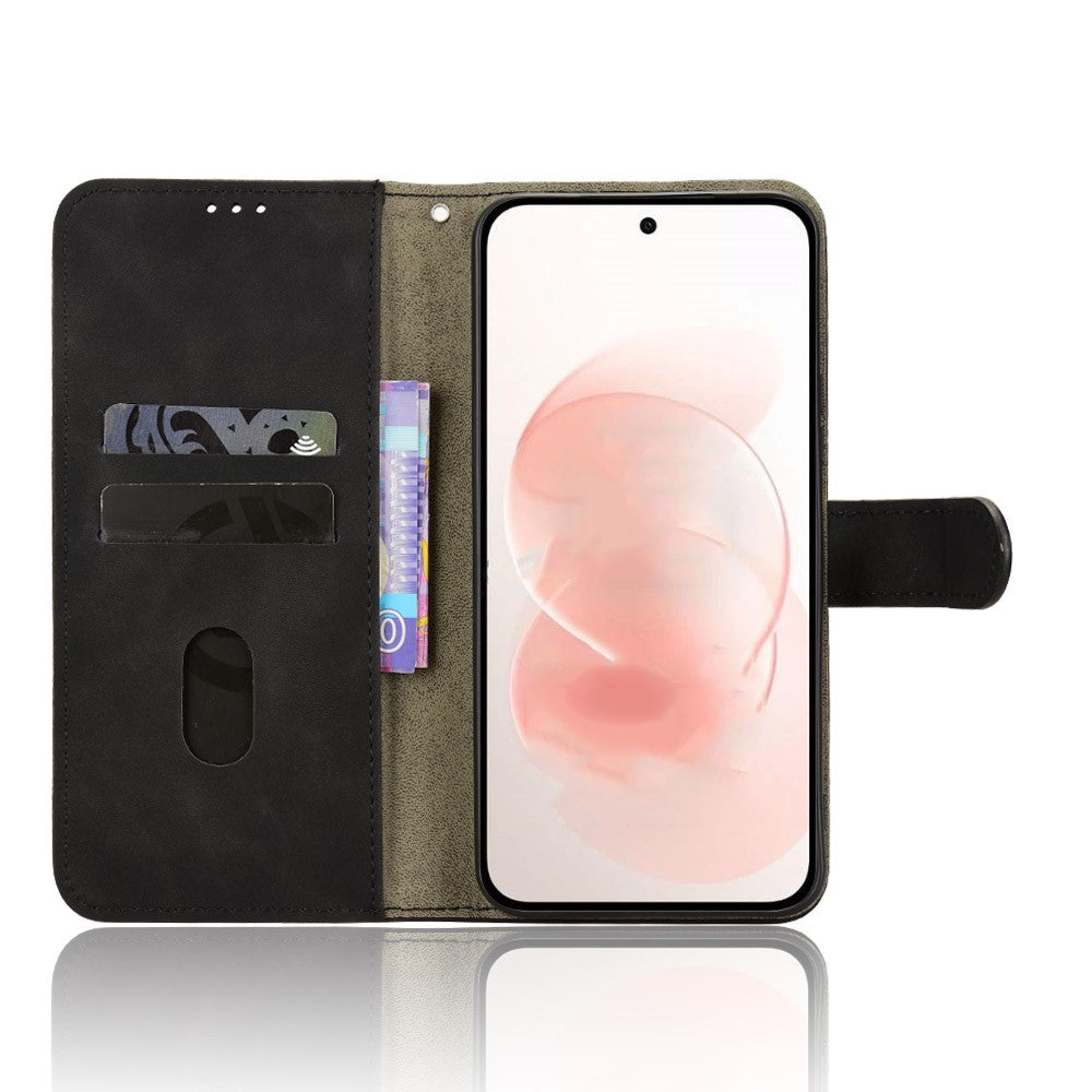For Xiaomi Redmi Note 17 Pro Max 5G Leather Case Skin Feel Anti Drop Wallet Stand Flip Phone Cover