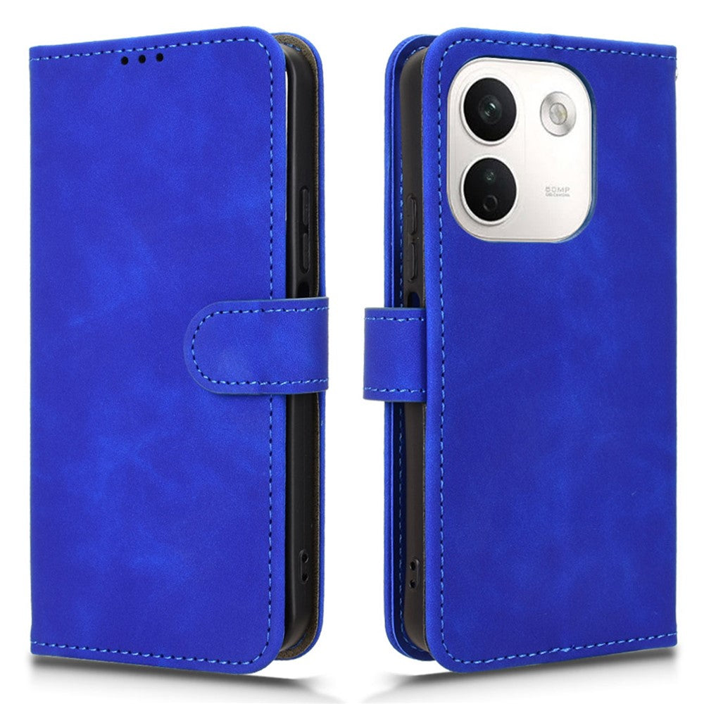 For Xiaomi Redmi Note 17 Pro Max 5G Leather Case Skin Feel Anti Drop Wallet Stand Flip Phone Cover
