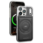 JINDUKA J9 til iPhone 18 Pro Max / 17 Pro Max Magnetisk Cover Roterende Støtteben Elektrobelagt Læderbelagt TPU + PC Cover
