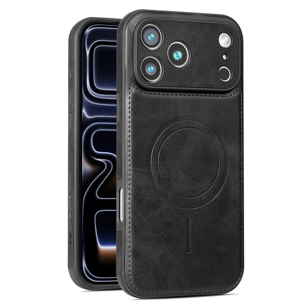JINDUKA J32 For iPhone 18 Pro Max / 17 Pro Max Magnetic Case PU Leather + PC + TPU Phone Cover