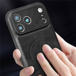 JINDUKA J32 For iPhone 18 Pro Max / 17 Pro Max Magnetic Case PU Leather + PC + TPU Phone Cover
