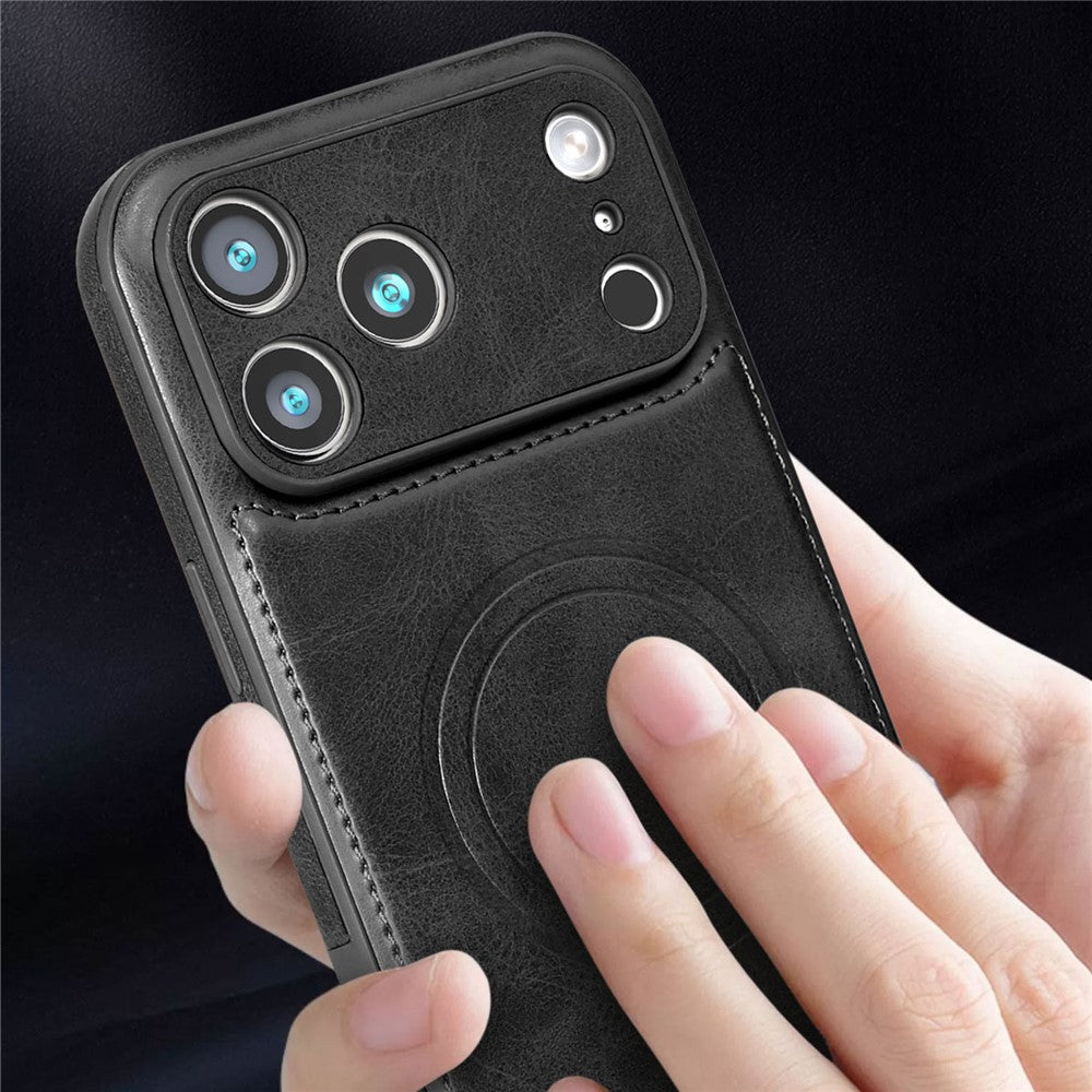JINDUKA J32 For iPhone 18 Pro Max / 17 Pro Max Magnetic Case PU Leather + PC + TPU Phone Cover