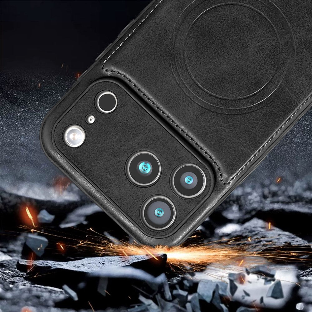 JINDUKA J32 For iPhone 18 Pro Max / 17 Pro Max Magnetic Case PU Leather + PC + TPU Phone Cover