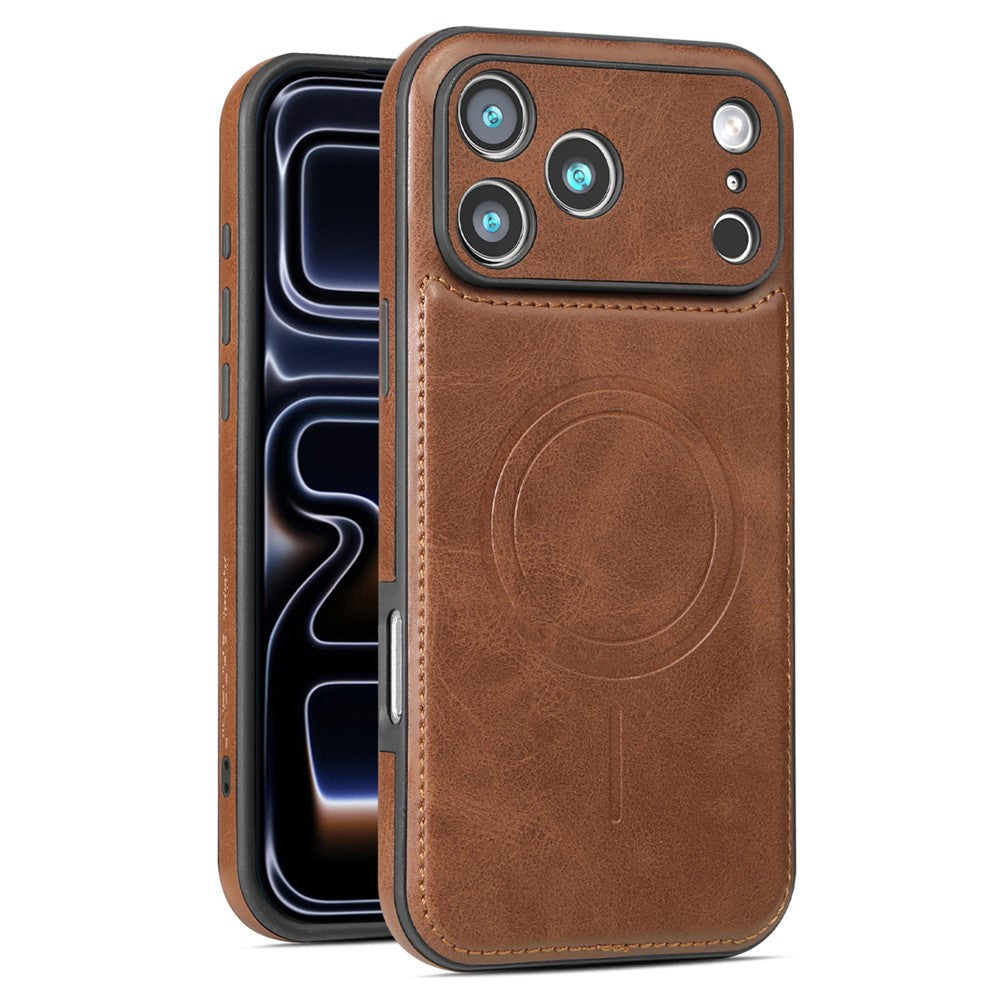 JINDUKA J32 For iPhone 18 Pro Max / 17 Pro Max Magnetic Case PU Leather + PC + TPU Phone Cover