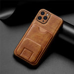 JINDUKA K12 for iPhone 14 Pro Max Case Card Slot Kickstand PU Leather Phone Back Cover