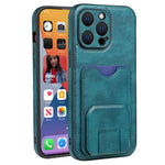 JINDUKA K12 for iPhone 14 Pro Max Case Card Slot Kickstand PU Leather Phone Back Cover