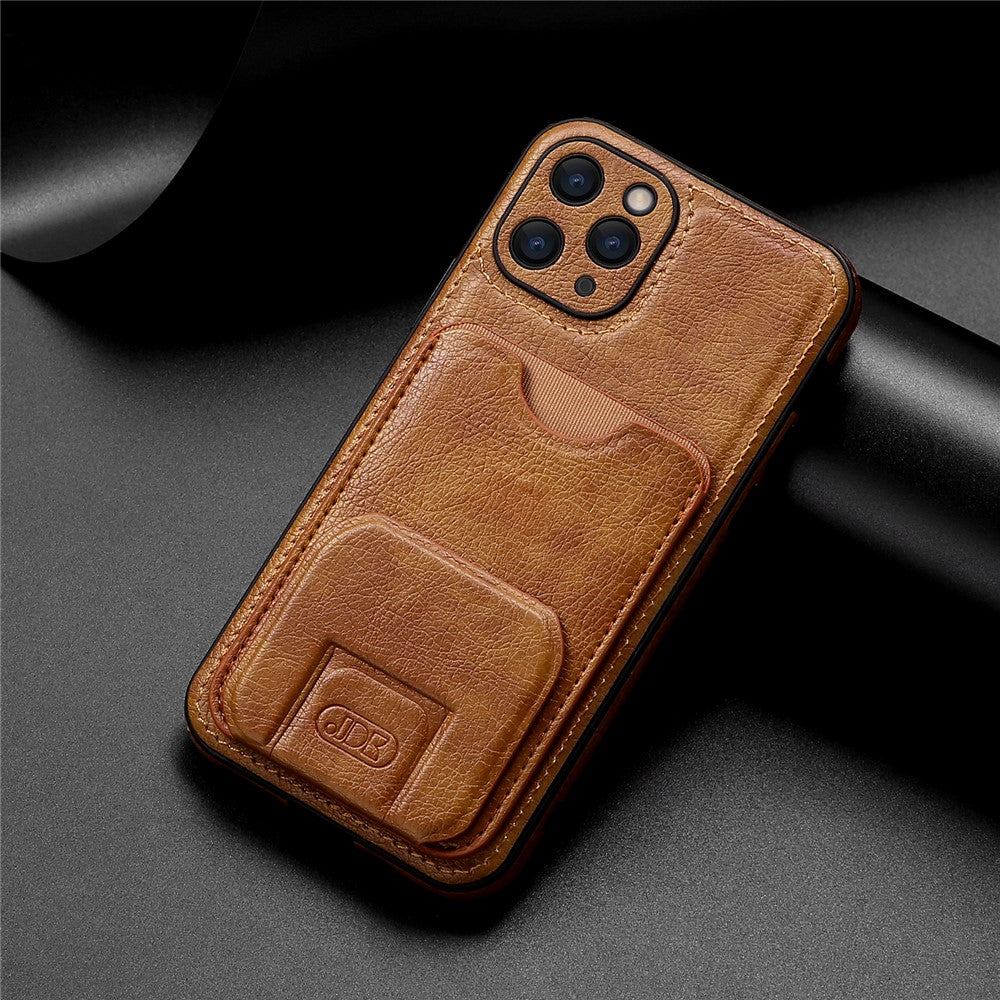 JINDUKA K12 for iPhone 13 Pro Max Case Card Slot Kickstand PU Leather Phone Back Cover