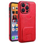 JINDUKA K12 for iPhone 13 Pro Max Case Card Slot Kickstand PU Leather Phone Back Cover