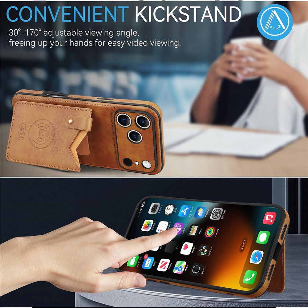 JINDUKA K15 iPhone 18 Pro Max / 17 Pro Max Skal med Ställ - Blå
