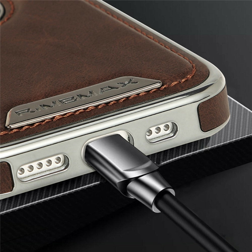 RMBMAX P93 for iPhone 17 Magnetic Case Electroplated Shockproof Anti-Scratch Phone Back Cover