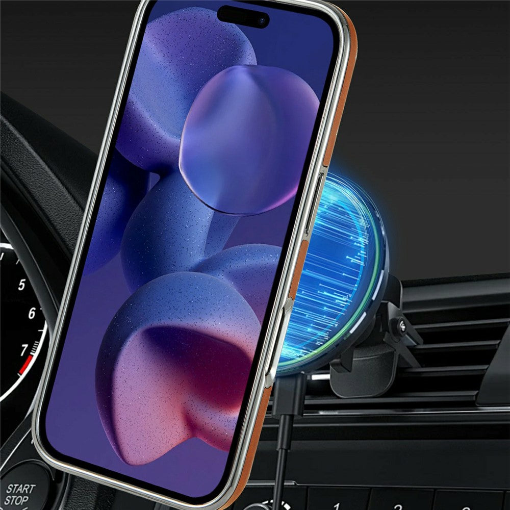 RMBMAX P93 for iPhone 16 Magnetic Case Electroplated Shockproof Anti-Scratch Phone Back Cover