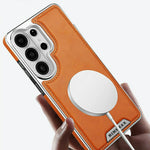 RMBMAX P93 for Samsung Galaxy S25 Ultra Magnetic Case Electroplated Shockproof Anti-Scratch Phone Back Cover