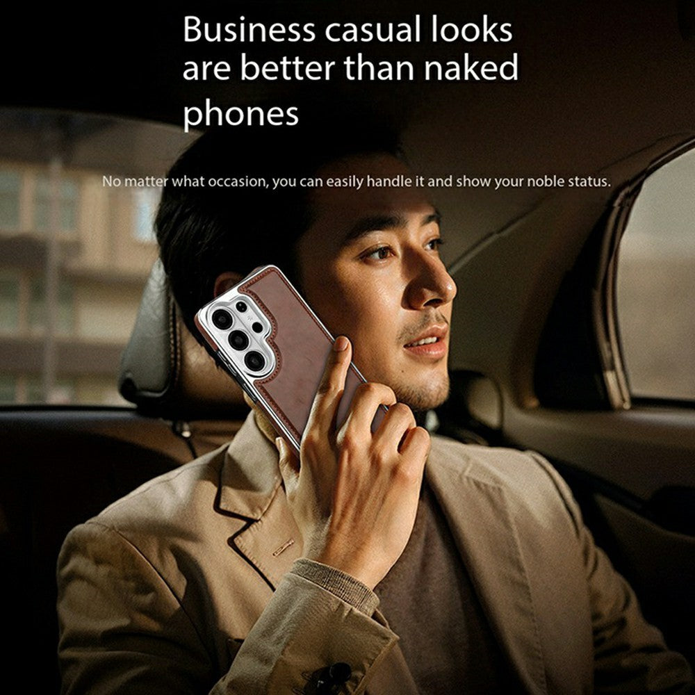 RMBMAX P93 for Samsung Galaxy S25 Ultra Magnetic Case Electroplated Shockproof Anti-Scratch Phone Back Cover