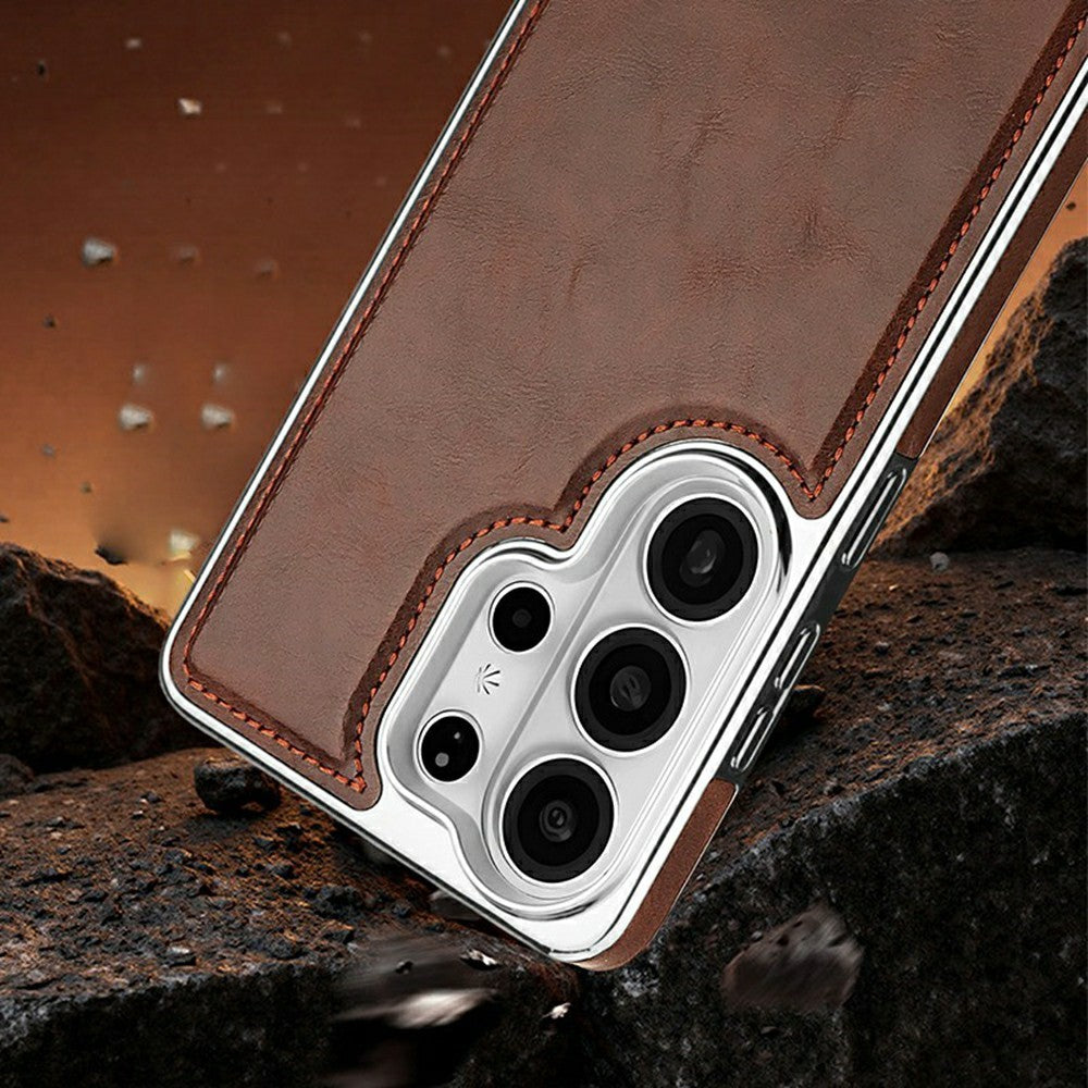 RMBMAX P93 for Samsung Galaxy S25 Ultra Magnetic Case Electroplated Shockproof Anti-Scratch Phone Back Cover