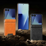RMBMAX P93 til Samsung Galaxy Z Flip7 5G Magnetisk Etui Galvaniseret Stødabsorberende Ridsefast Telefonbagside