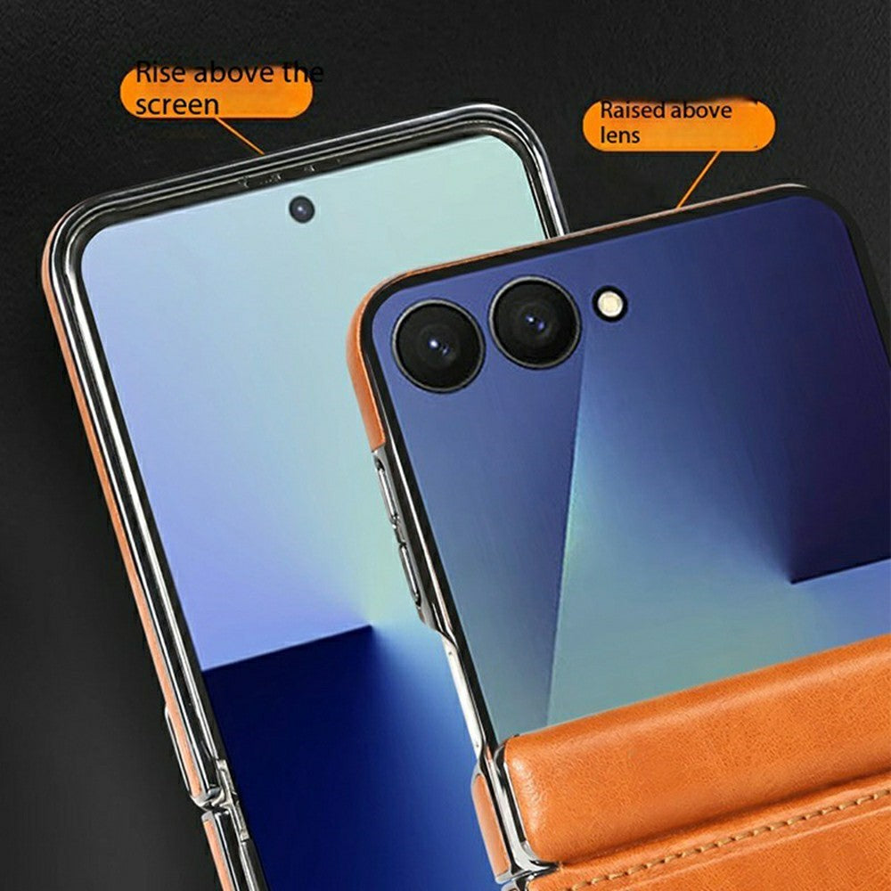 RMBMAX P93 til Samsung Galaxy Z Flip7 5G Magnetisk Etui Galvaniseret Stødabsorberende Ridsefast Telefonbagside