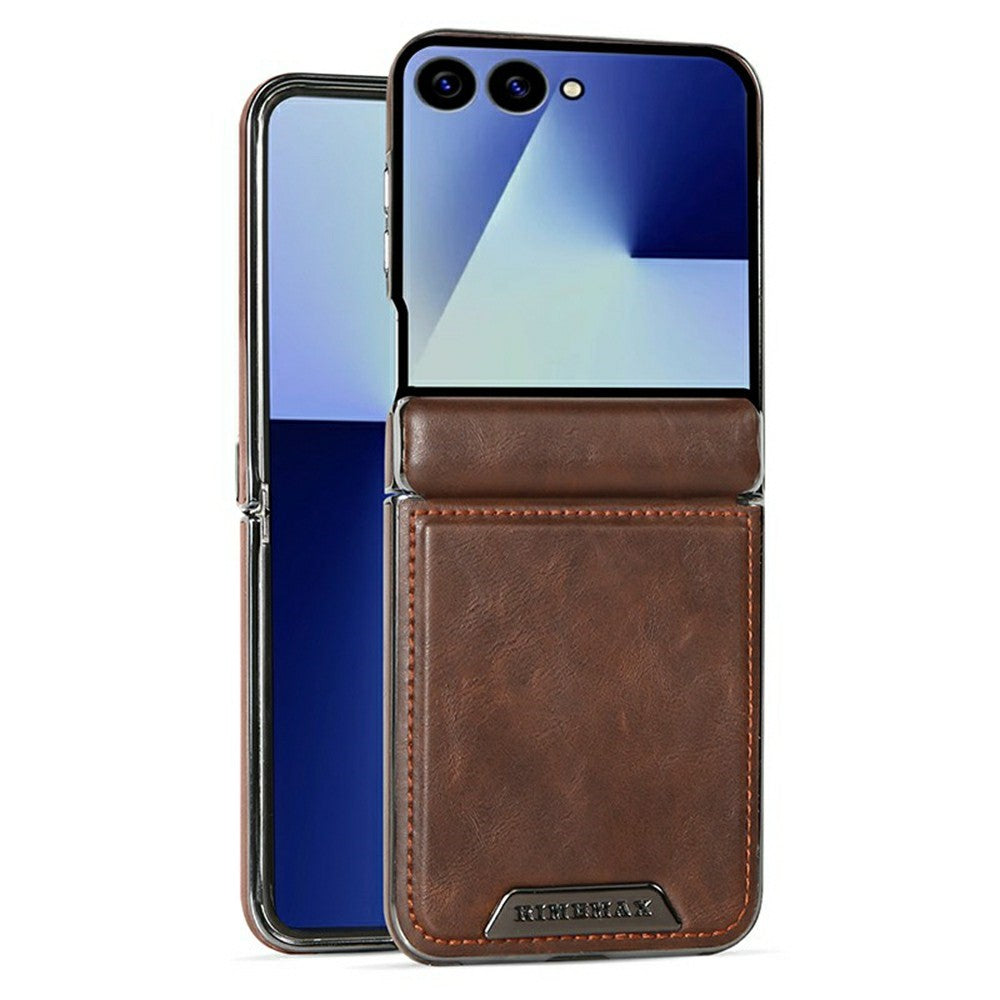 RMBMAX P93 til Samsung Galaxy Z Flip7 5G Magnetisk Etui Galvaniseret Stødabsorberende Ridsefast Telefonbagside