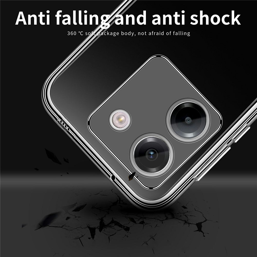 MOFI For Xiaomi Redmi Note 17 Pro+ 5G / Note 17 Pro Max 5G Clear Phone Case Ultra-Thin TPU Phone Back Cover