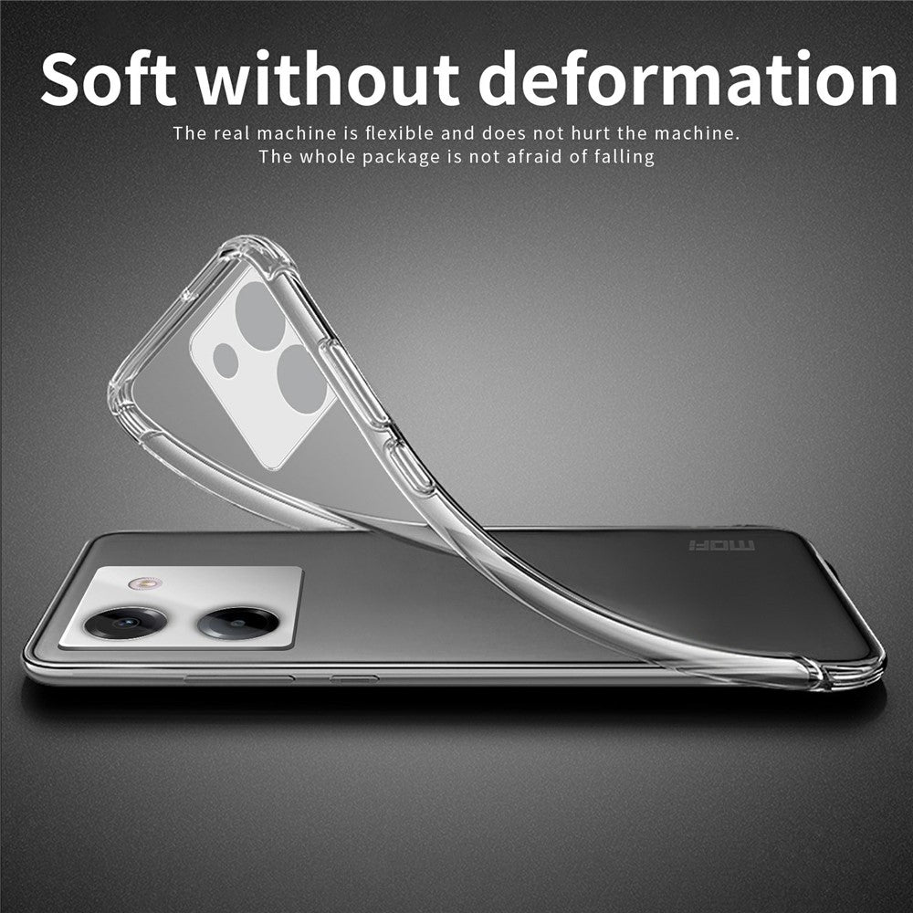 MOFI For Xiaomi Redmi Note 17 Pro+ 5G / Note 17 Pro Max 5G Clear Phone Case Ultra-Thin TPU Phone Back Cover