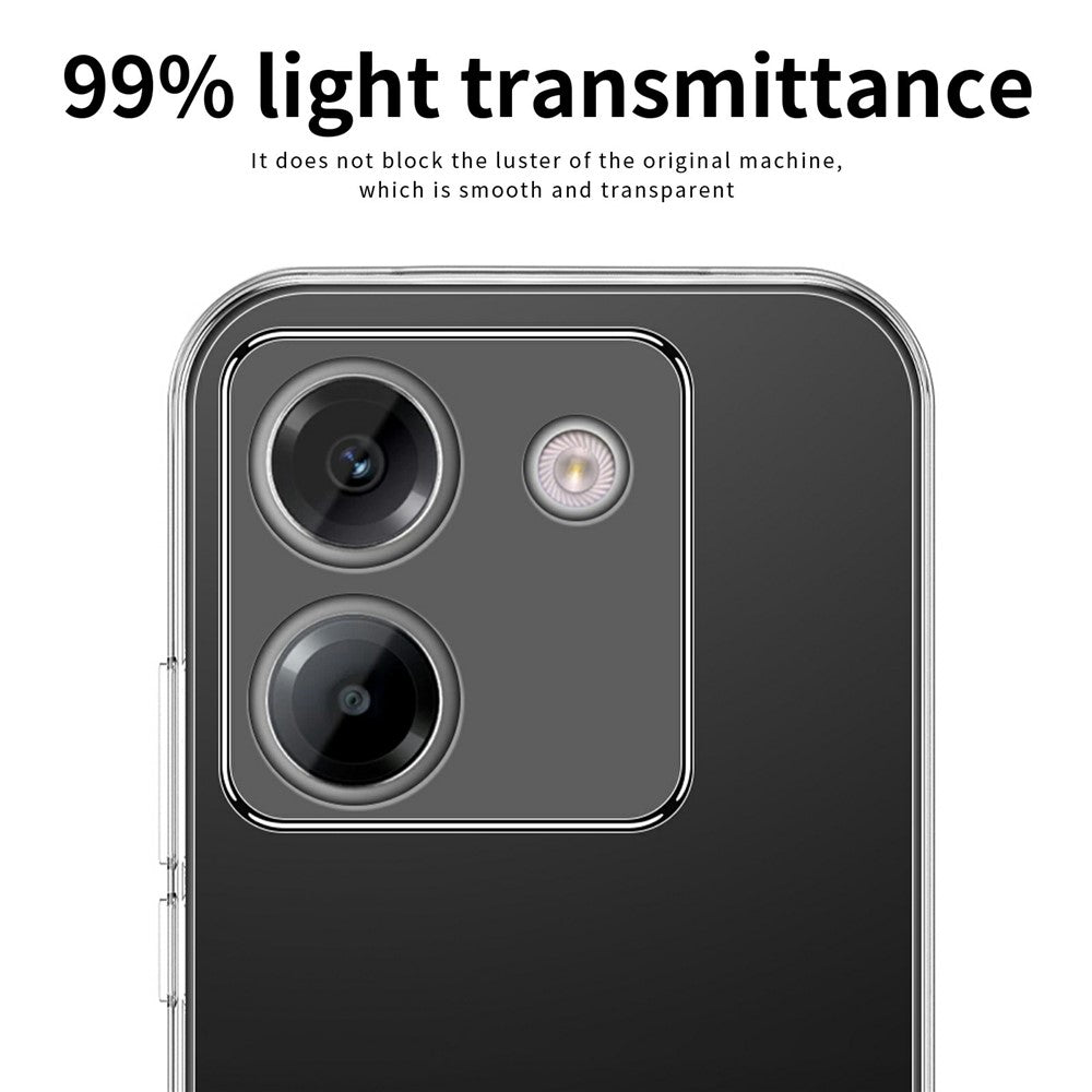 MOFI For Xiaomi Redmi Note 17 Pro+ 5G / Note 17 Pro Max 5G Clear Phone Case Ultra-Thin TPU Phone Back Cover