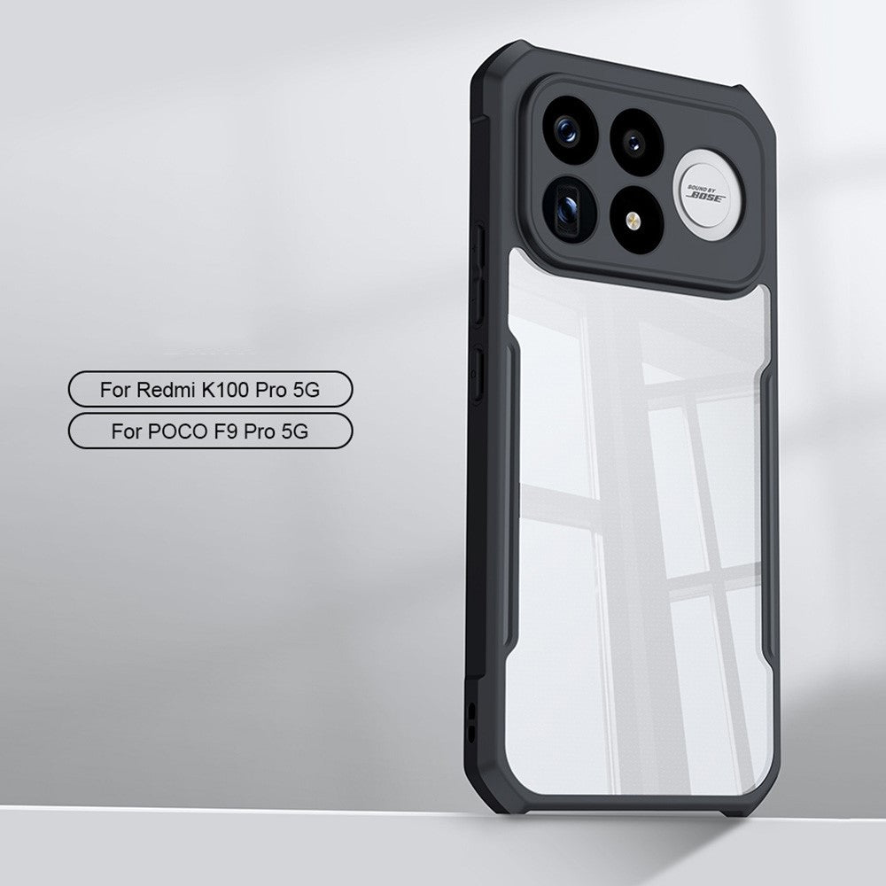 XUNDD for Xiaomi Poco F9 Pro 5G  /  Redmi K100 Pro 5G (China) Case Dropproof TPU + Acrylic Clear Back Phone Cover