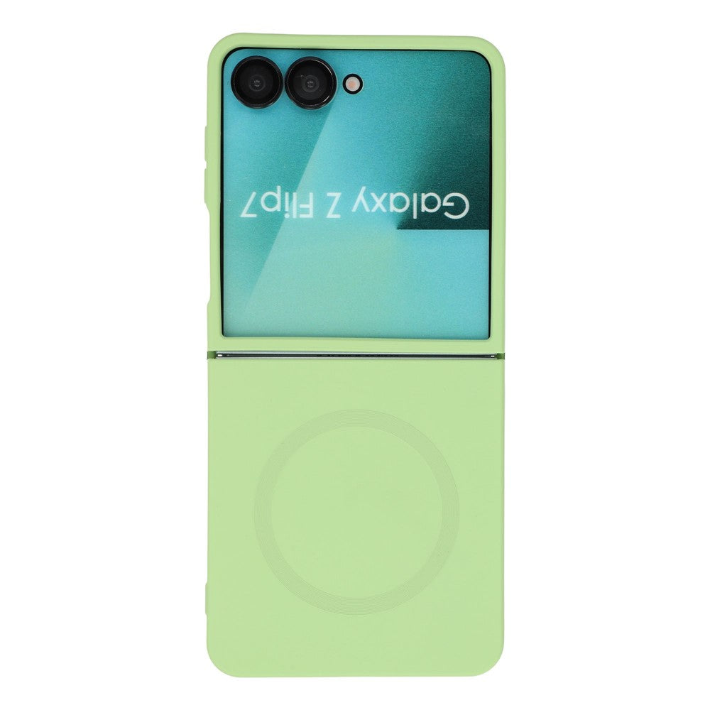 Til Samsung Galaxy Z Flip7 5G Magnetisk Etui Stødsikkert TPU Telefoncover