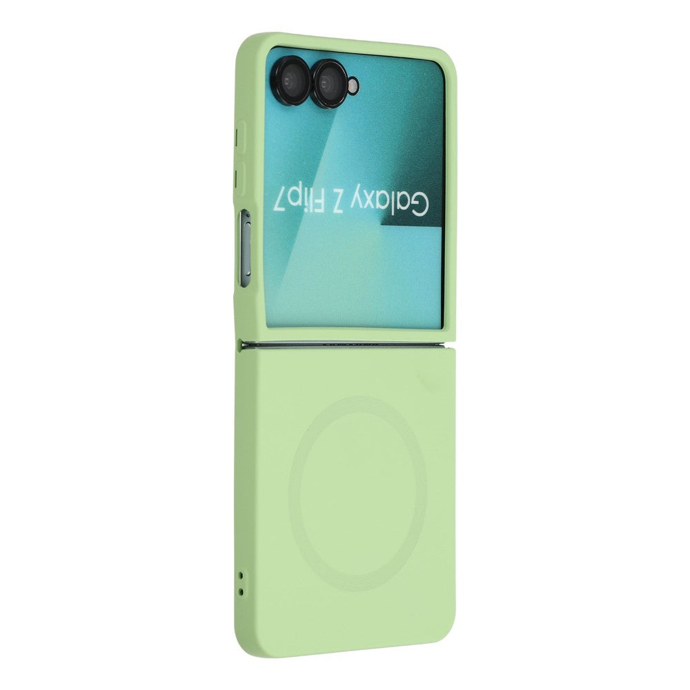 Til Samsung Galaxy Z Flip7 5G Magnetisk Etui Stødsikkert TPU Telefoncover