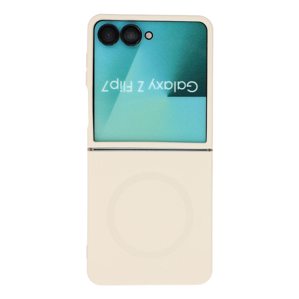 Til Samsung Galaxy Z Flip7 5G Magnetisk Etui Stødsikkert TPU Telefoncover