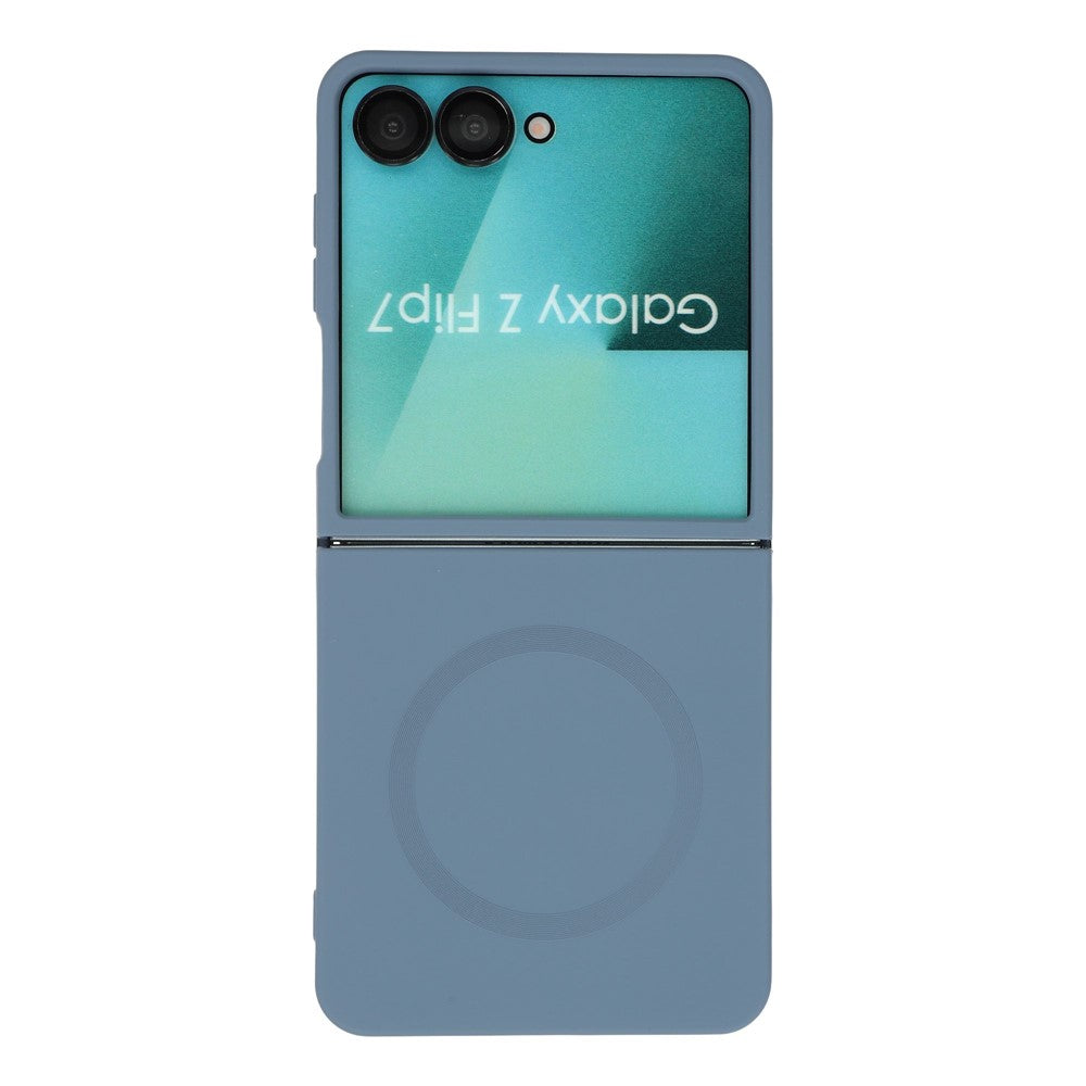 Til Samsung Galaxy Z Flip7 5G Magnetisk Etui Stødsikkert TPU Telefoncover