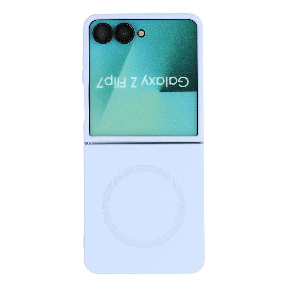 Til Samsung Galaxy Z Flip7 5G Magnetisk Etui Stødsikkert TPU Telefoncover