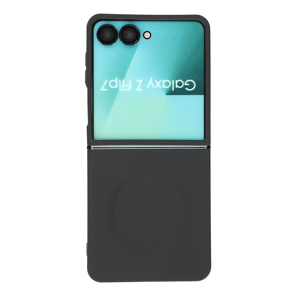 Til Samsung Galaxy Z Flip7 5G Magnetisk Etui Stødsikkert TPU Telefoncover