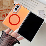 For Samsung Galaxy Z Fold8 Magnetic Case Cute Fluorescent Design TPU Acrylic Phone Back Cover