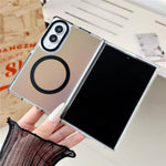 For Samsung Galaxy Z Fold8 Magnetic Case Cute Fluorescent Design TPU Acrylic Phone Back Cover