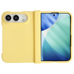 For iPhone Fold Case Skin Touch Folding Phone PC Cover with Hinge Protection