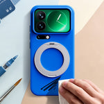 For Xiaomi 17 Pro Max Case Magnetic Rotatable Kickstand Soft TPU Skin-touch Phone Cover