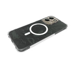 WANLONFENG för Xiaomi Redmi 17 5G / Xiaomi Redmi 17 4G WL1-serien 2,0 mm magnetiskt skal, genomskinligt TPU-mobilbakstycke med 2 st. skärmfilmer