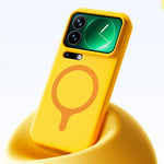For Xiaomi 17 Pro Max Magnetic Case Shockproof Skin-Friendly TPU Soft Phone Cover