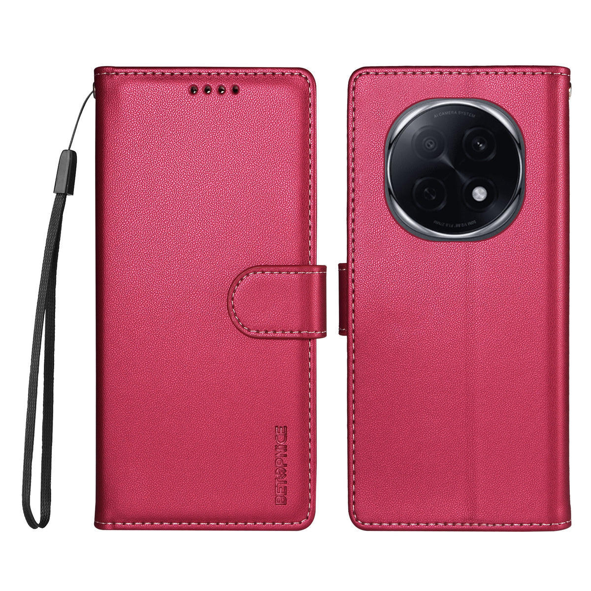 BETOPNICE Oppo F29 Pro 5G (Global) / Oppo A5 Pro 5G (Kina) 006-cover, RFID-blokerende pung i læder med håndledsrem