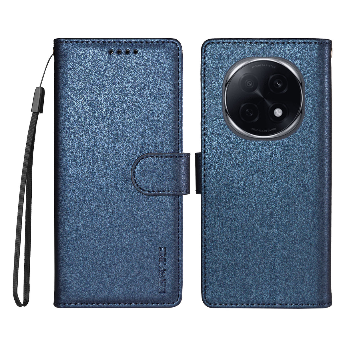 BETOPNICE Oppo F29 Pro 5G (Global) / Oppo A5 Pro 5G (Kina) 006-cover, RFID-blokerende pung i læder med håndledsrem