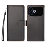 BETOPNICE for Oppo F33 Pro 5G / Oppo A6s Pro 5G 006 Case RFID Blocking Wallet Stand Leather Phone Cover with Wrist Strap