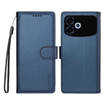 BETOPNICE for Oppo F33 Pro 5G / Oppo A6s Pro 5G 006 Case RFID Blocking Wallet Stand Leather Phone Cover with Wrist Strap