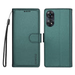 BETOPNICE för Oppo A17k 4G / Oppo A17 4G 006 Skal RFID-blockerande plånboksfodral i läder med handledsrem