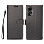 BETOPNICE for Oppo A78 4G 006 Case RFID Blocking Wallet Stand Leather Phone Cover with Wrist Strap