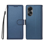BETOPNICE for Oppo A78 4G 006 Case RFID Blocking Wallet Stand Leather Phone Cover with Wrist Strap