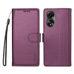 BETOPNICE for Oppo A78 4G 006 Case RFID Blocking Wallet Stand Leather Phone Cover with Wrist Strap
